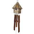 Driftwood Bird House Bamboo Wind Chime