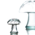 8cm Glass Mushroom Vase