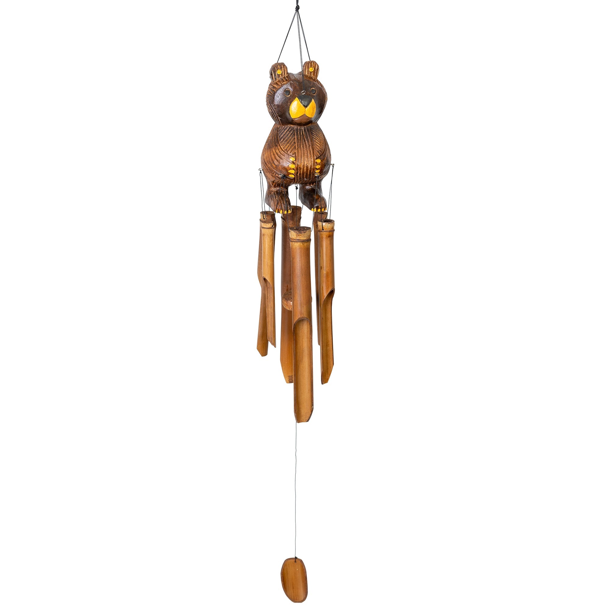 Barry Bear Bamboo Wind Chime