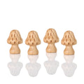 4pc Mini Morel Mushroom Set