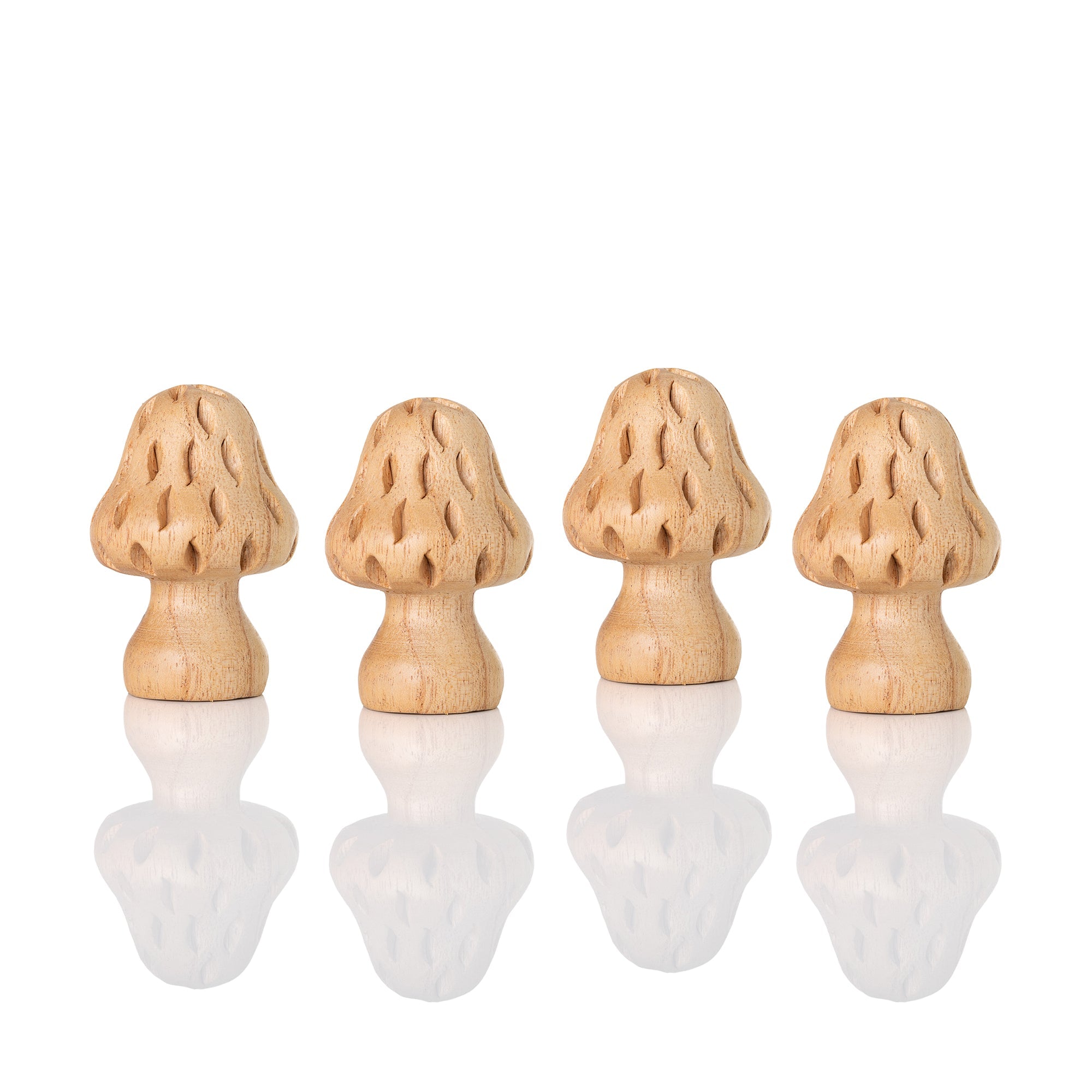4pc Mini Morel Mushroom Set