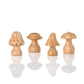4pc Mini Mushroom Set