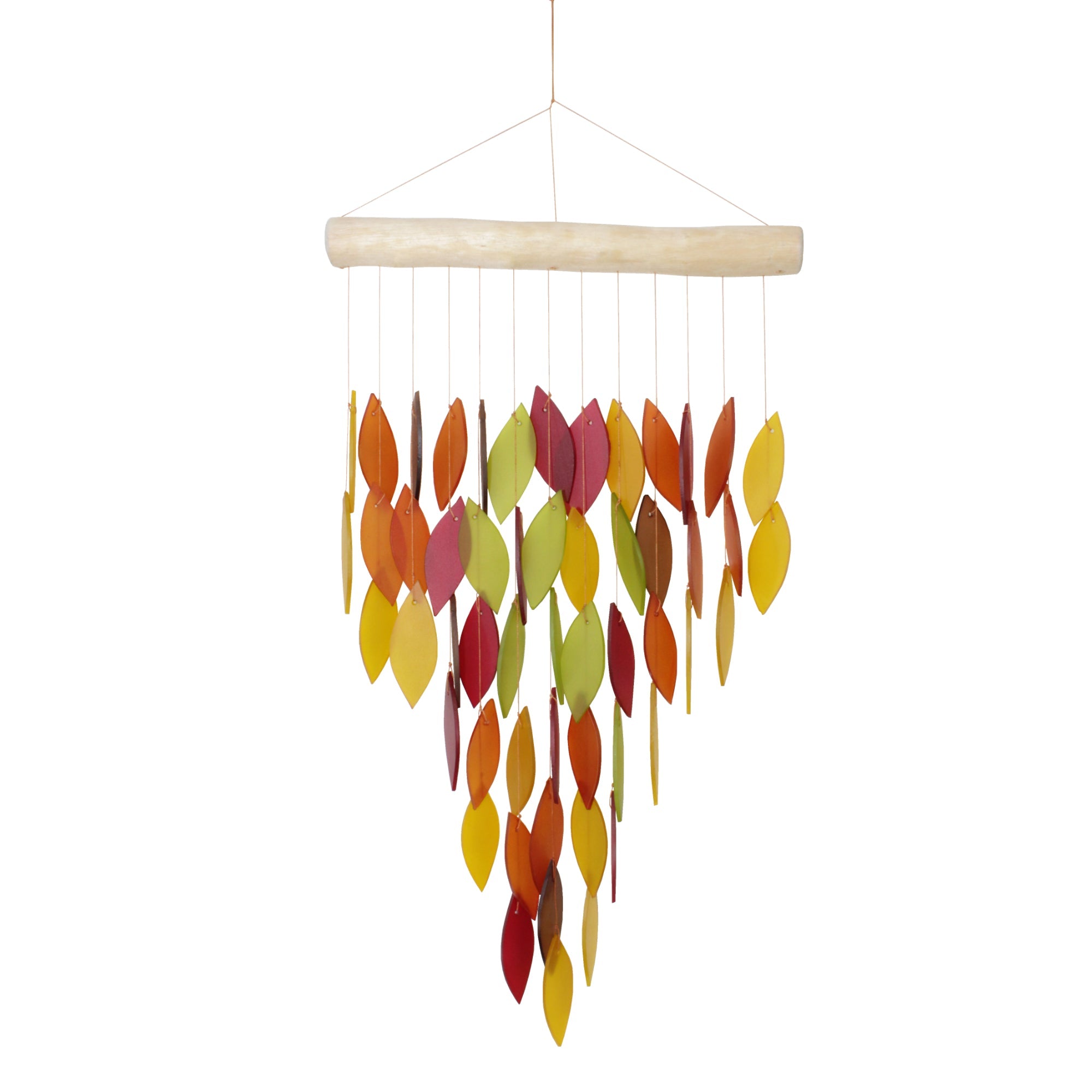 Large Cascade Tumbled Glass Wind Chime