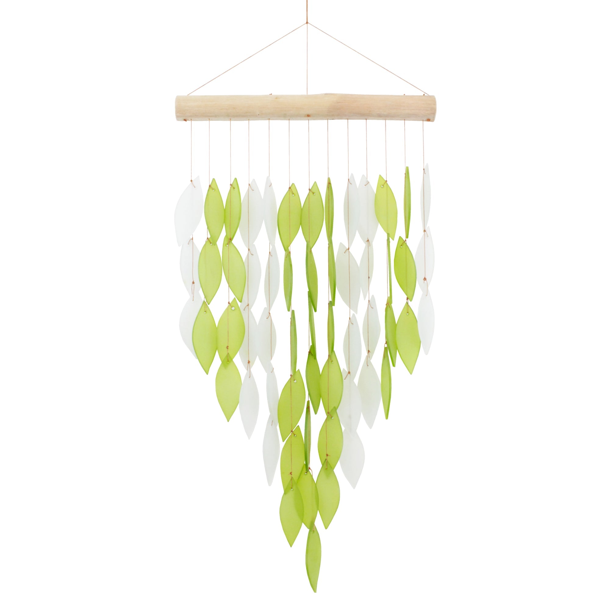 Large Cascade Tumbled Glass Wind Chime