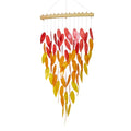 Leaf Capiz Wind Chime - "FIRE"