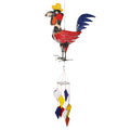 Squat Rooster Upcycled Oil Drum Wind Chime