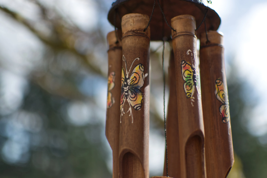 Rainbow Butterfly Simple Wind Chime